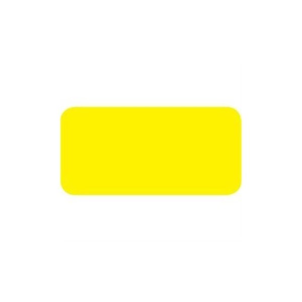 Asp File Right Color-Code Blank Labels, 500 Per Roll: Yellow Pk 384-Yellow